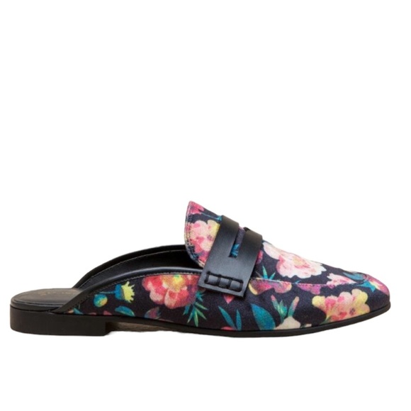 FRANCESCA PAISLEY FLORAL MULES Slip-on Shoes Women’s Size 7 - Picture 2 of 12